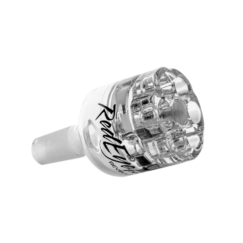 Red Eye Tek - 19" 7mm Thick Revolution Dual Chamber Bell Base Water Pipe