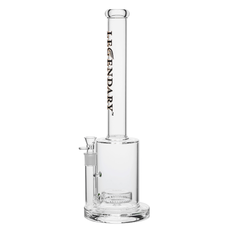 Legendary - 5mm 18" Slitted Disc Perc Straight Tube Bong