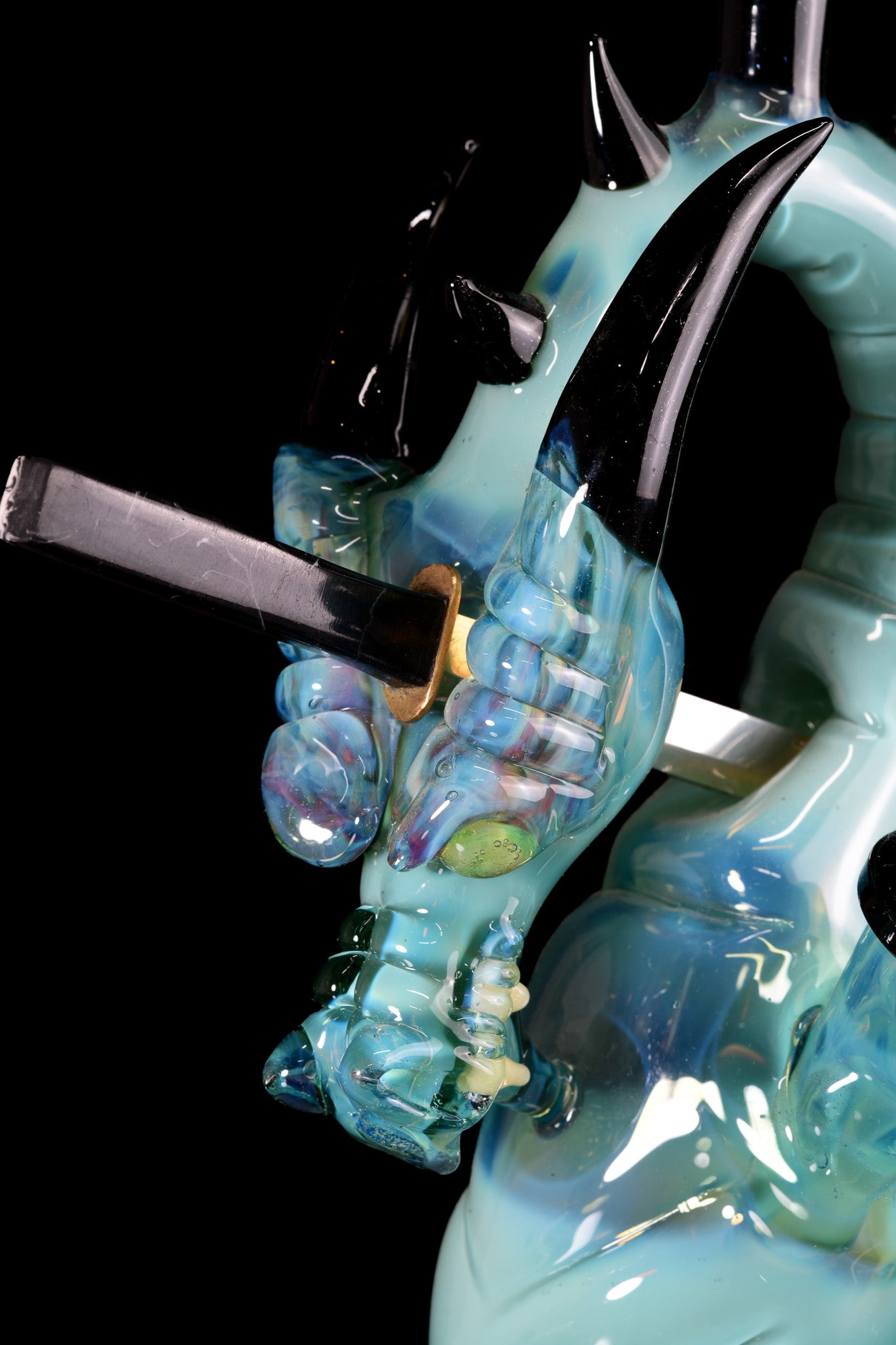 Tony Kazy - Blue Dragon Full Size Rig W/ Sword Dabber