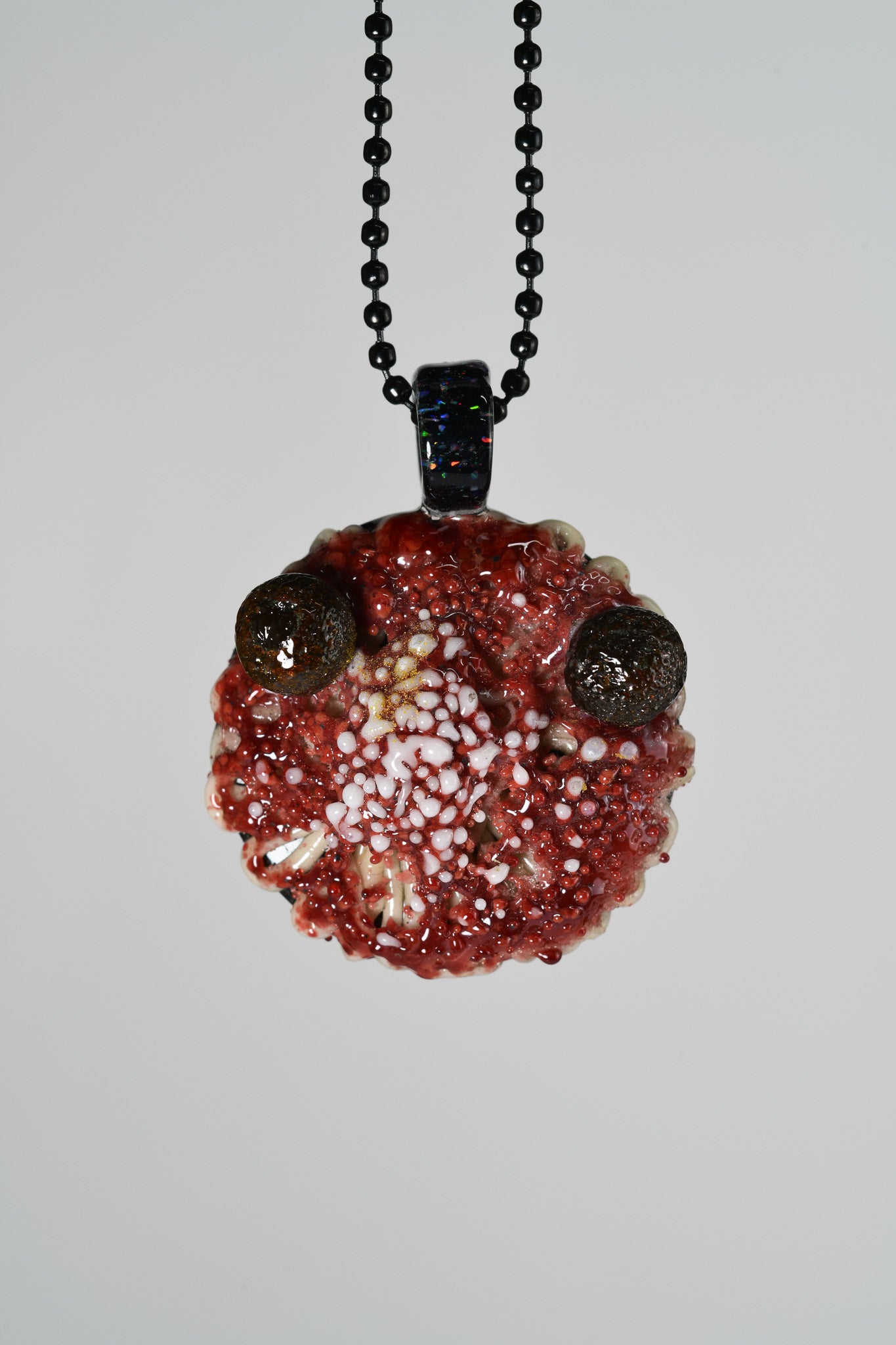 Tony Kazy - Spaghetti & Meatballs Pendant - Crushed Opal