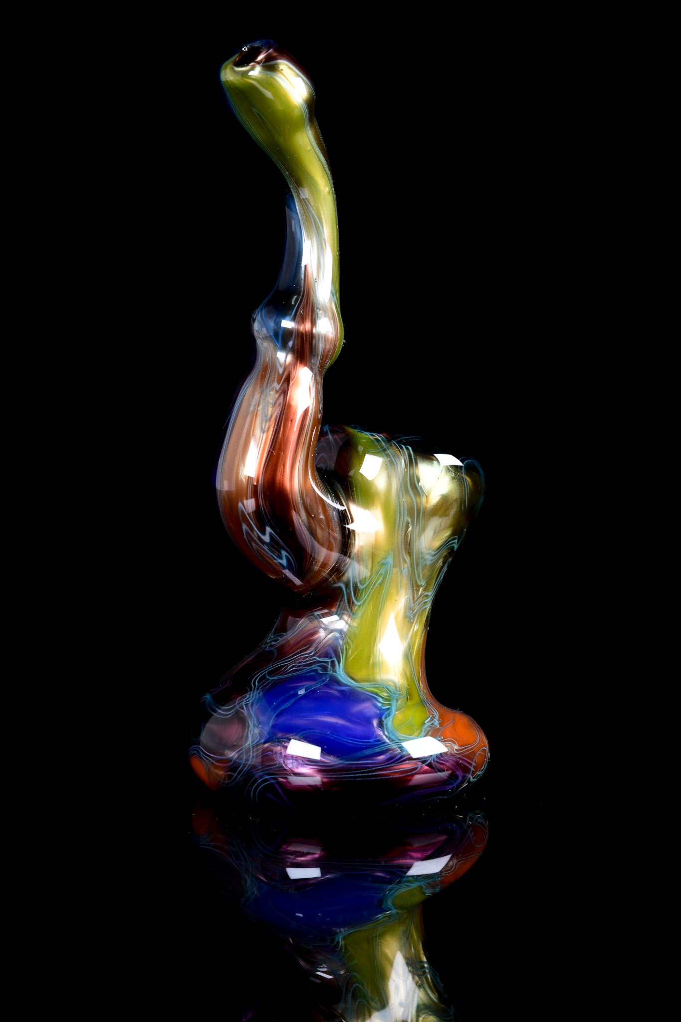 Scomo Glass - Electrum Rainbox Mix Scribble Tech Stand Up Dry Pipe