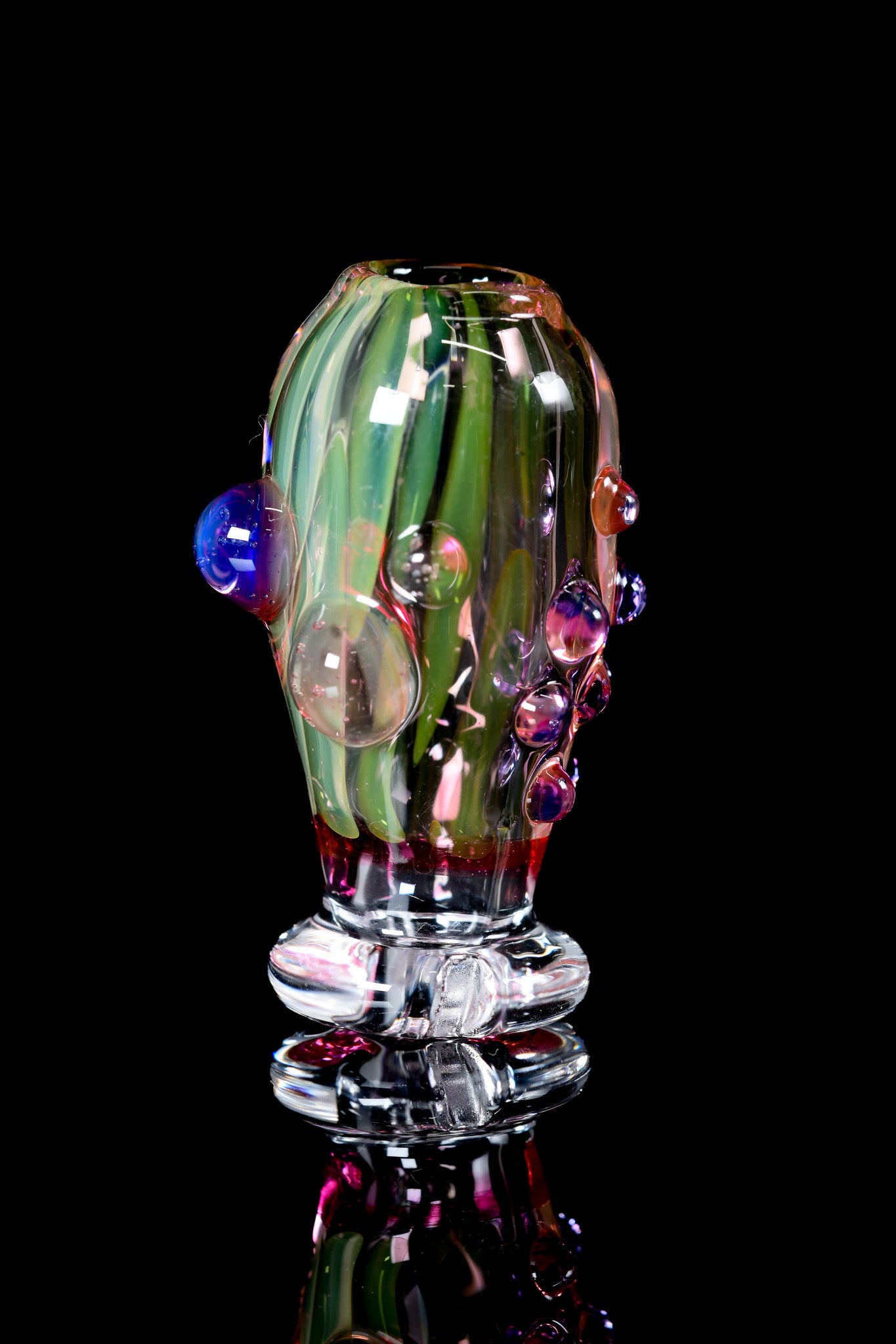Kitty Meow Glass - Fumed Pivot Top - 6