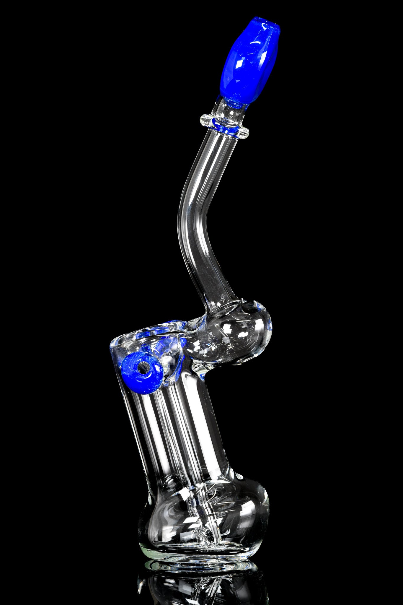 Governmint Glass - Colour Accented Push Bubbler - 1