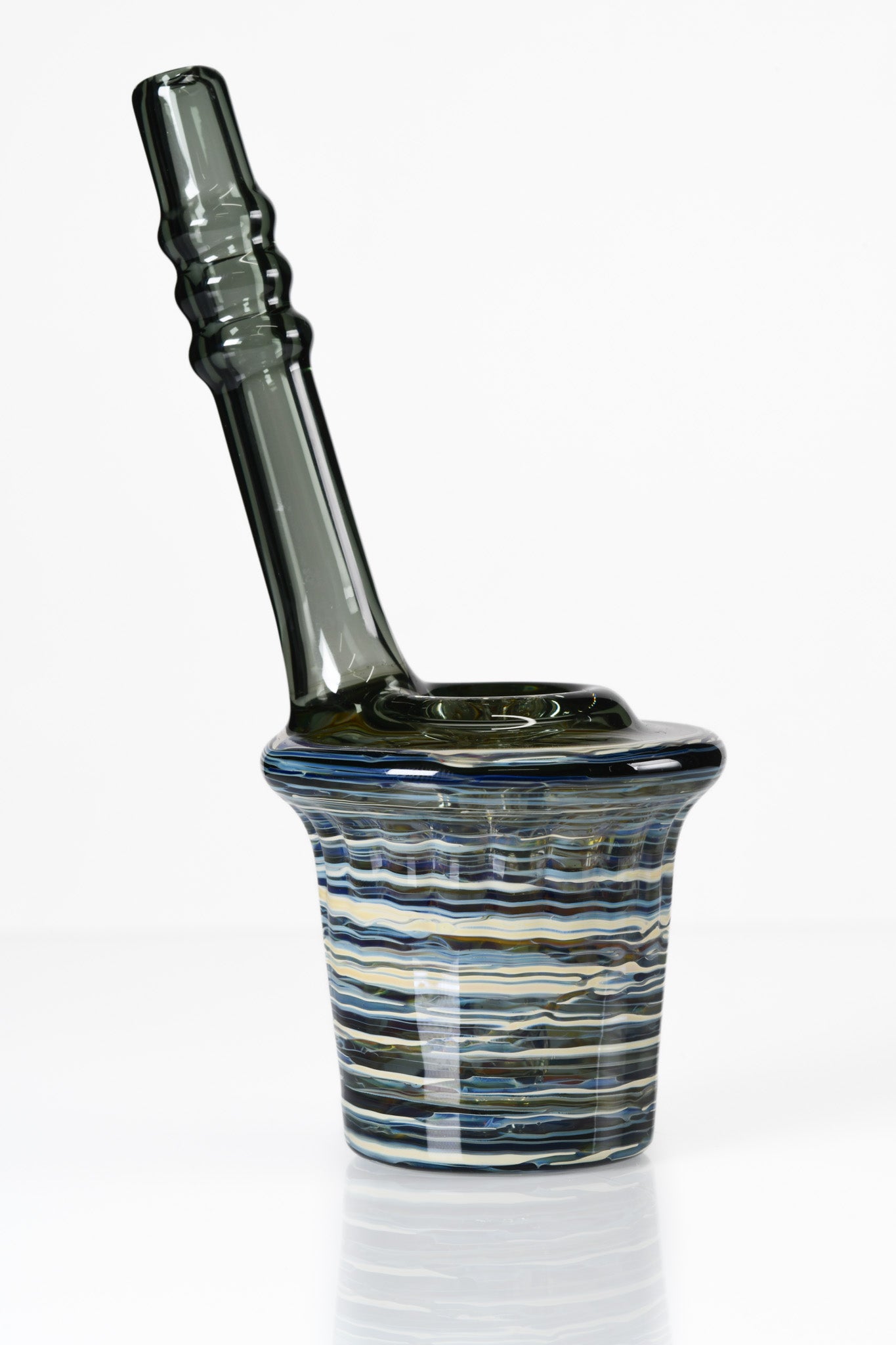 Evan Cals Glass Art - Push Bowl Sippy Cup Bubbler - 2
