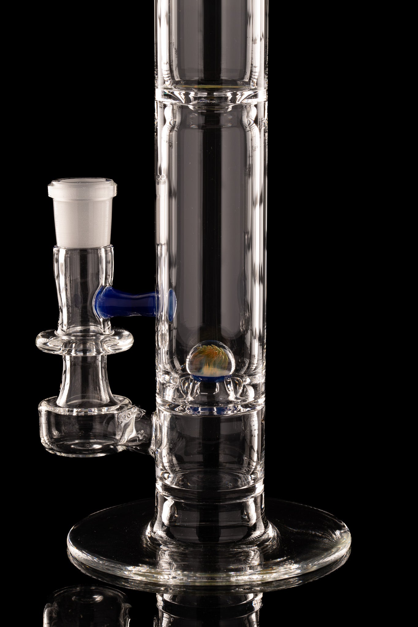 Disco Box Glass - 18mm Natty Perc Tube - 14