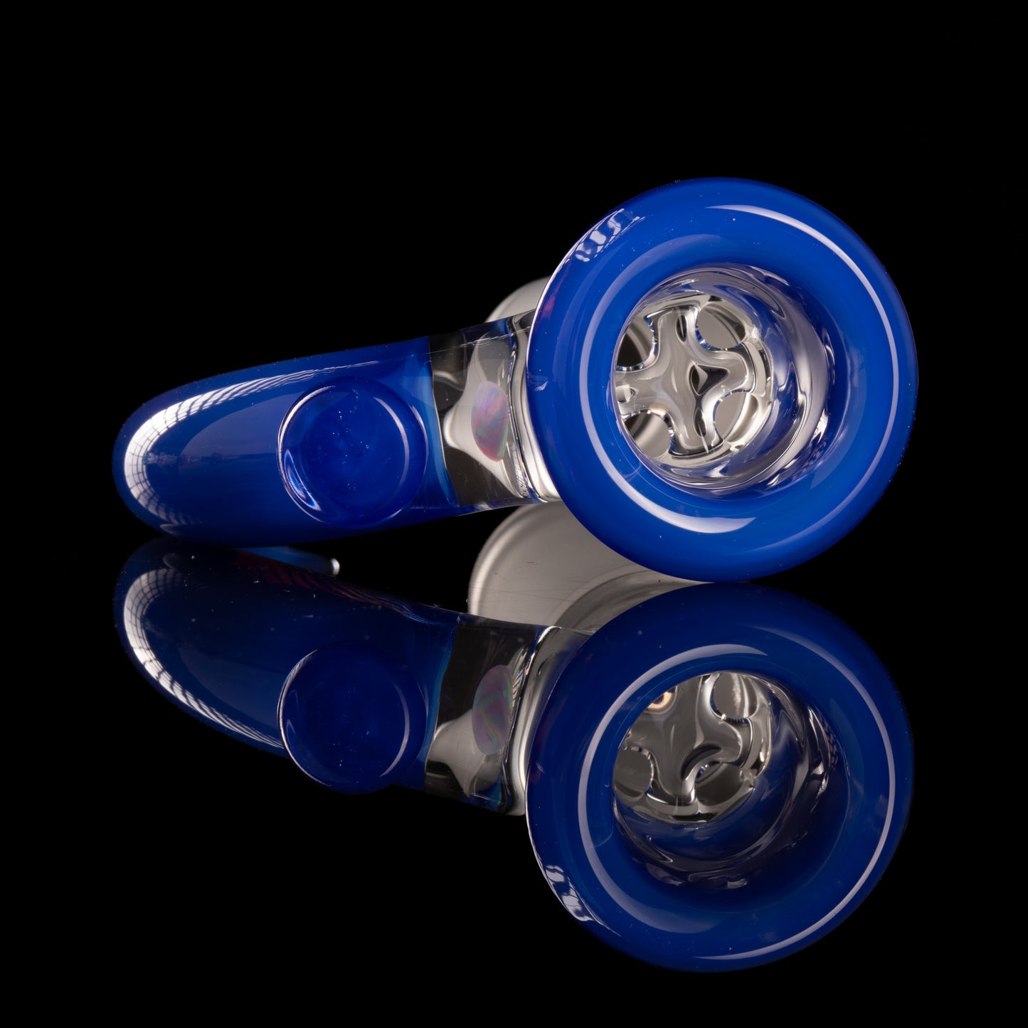 Jamms Glass - 18mm 4-Hole Opal Handle Straight Colour - Sonic