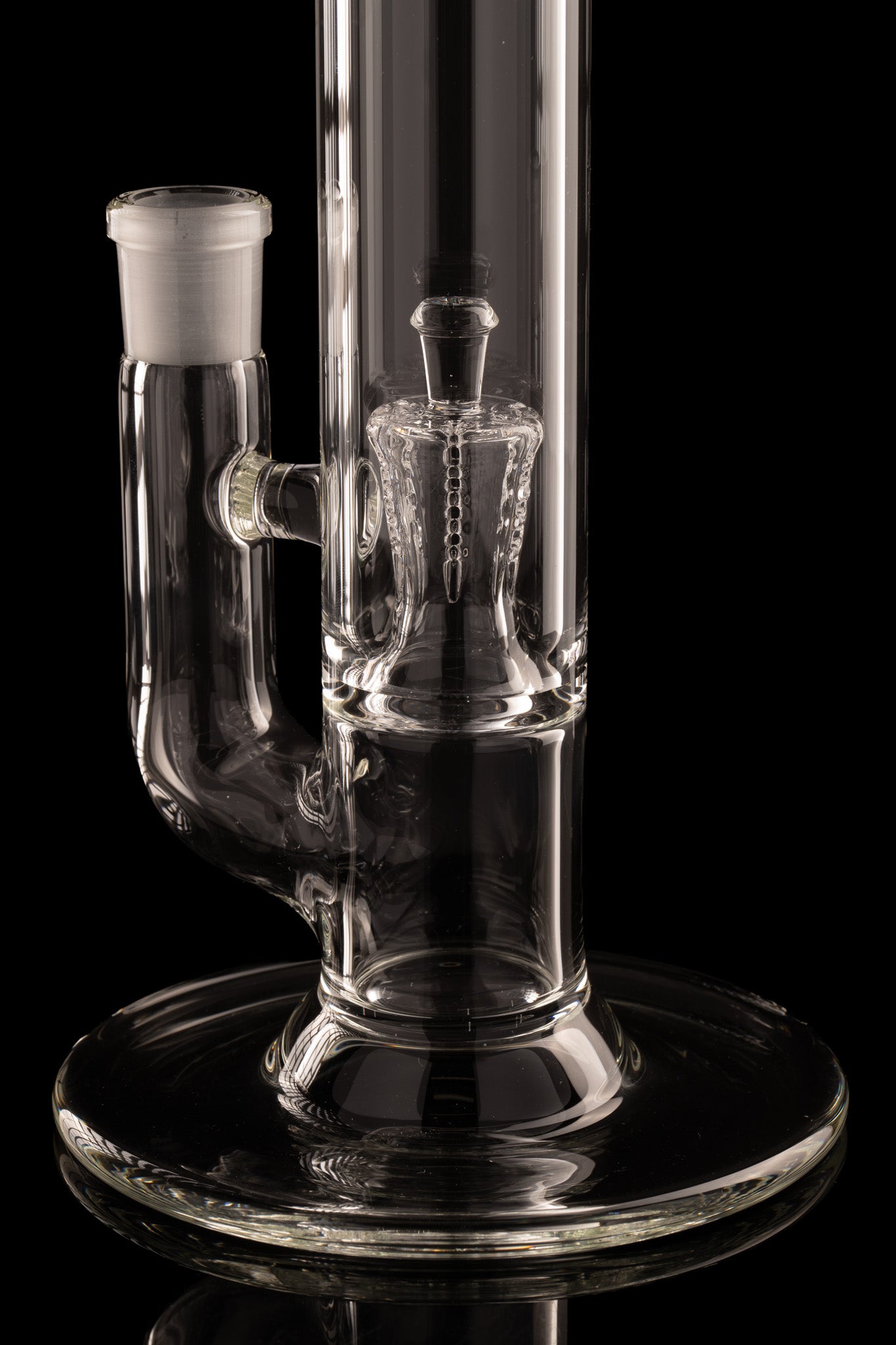 Jamms Glass - Clear Natty Perc Tube w/ 18mm Joint