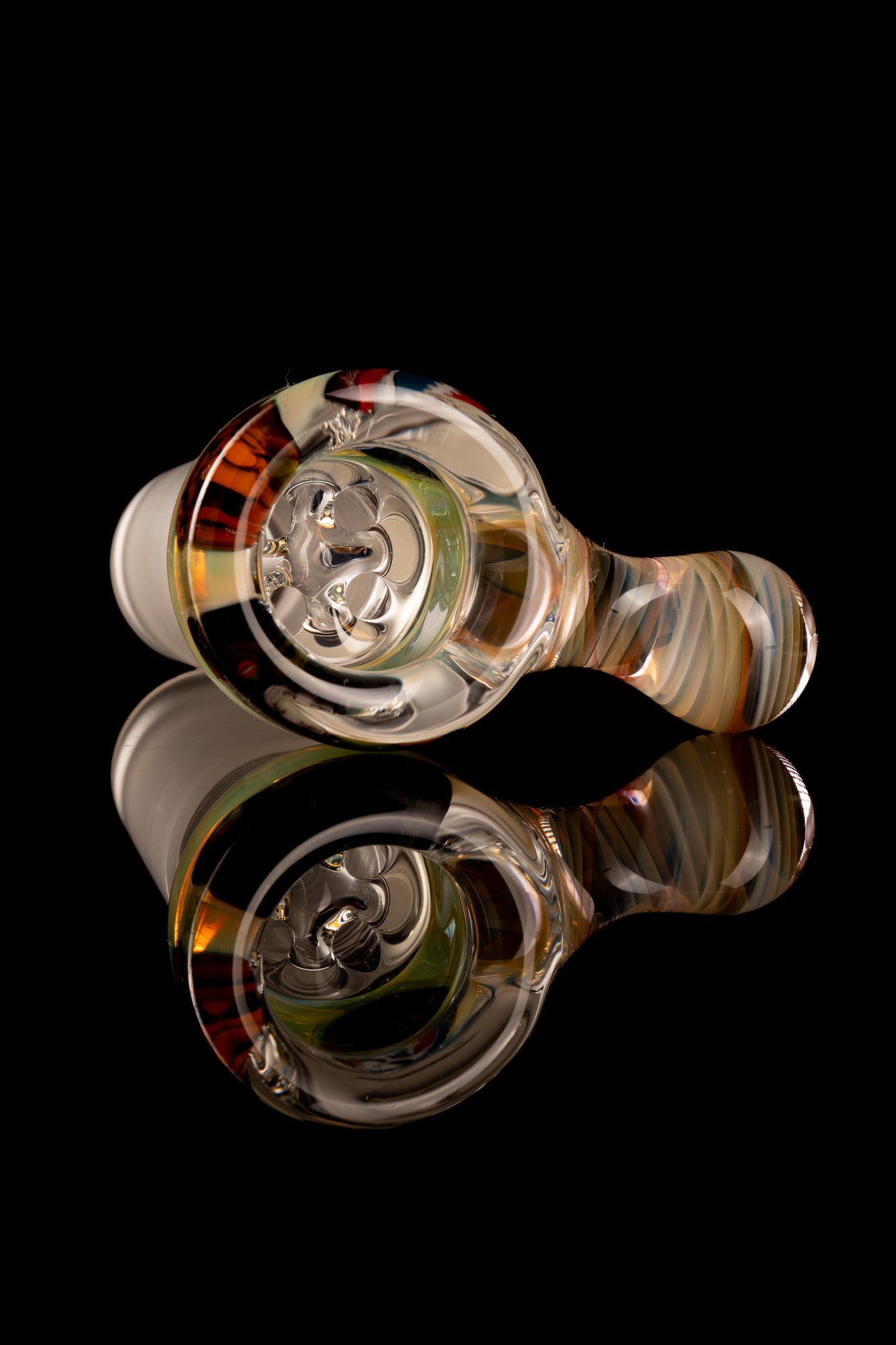 Tombstoned Glass - 18mm 4 Hole Millie Slide - 1