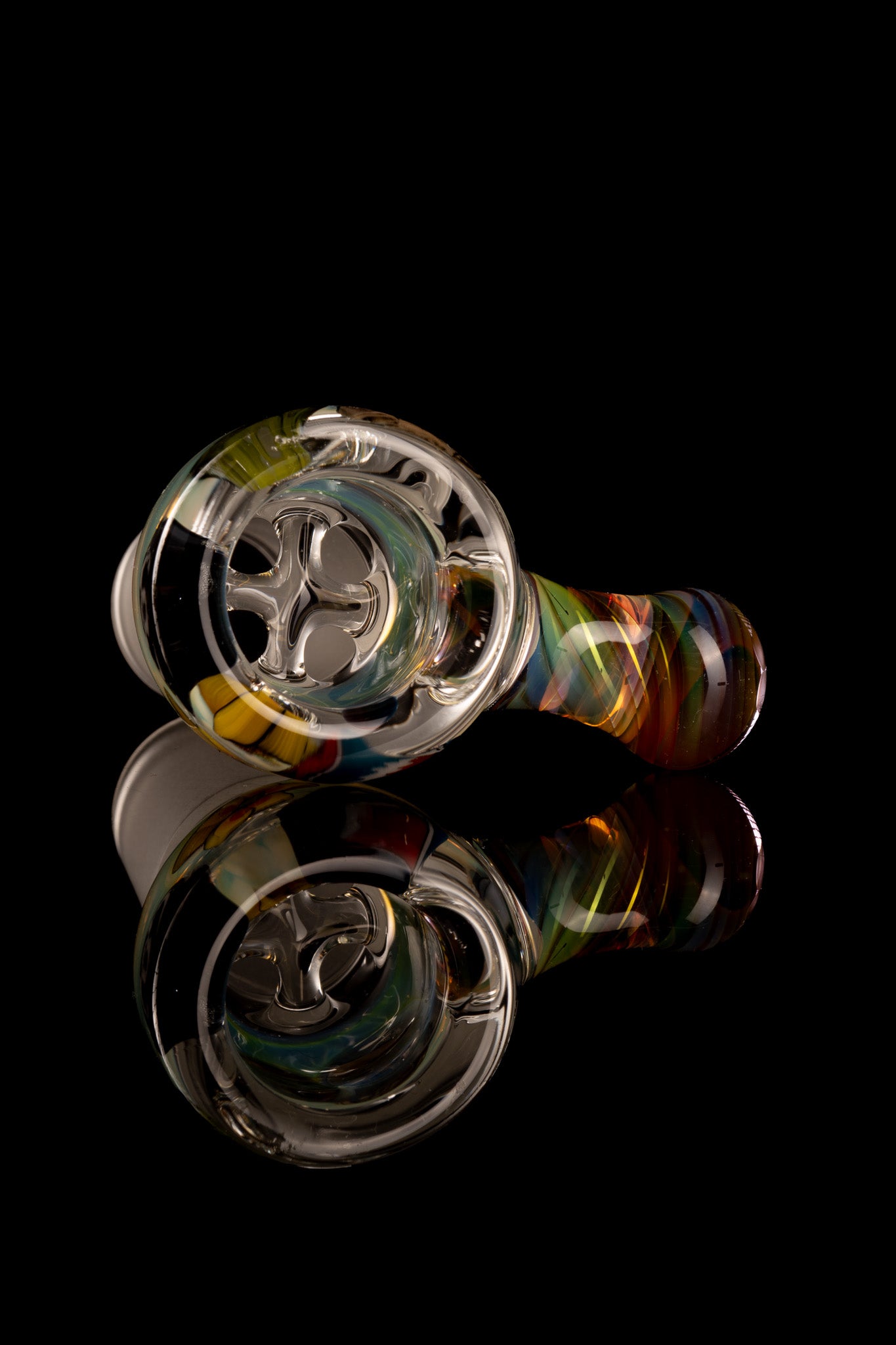 Tombstoned Glass - 18mm 4 Hole Millie Slide - 4