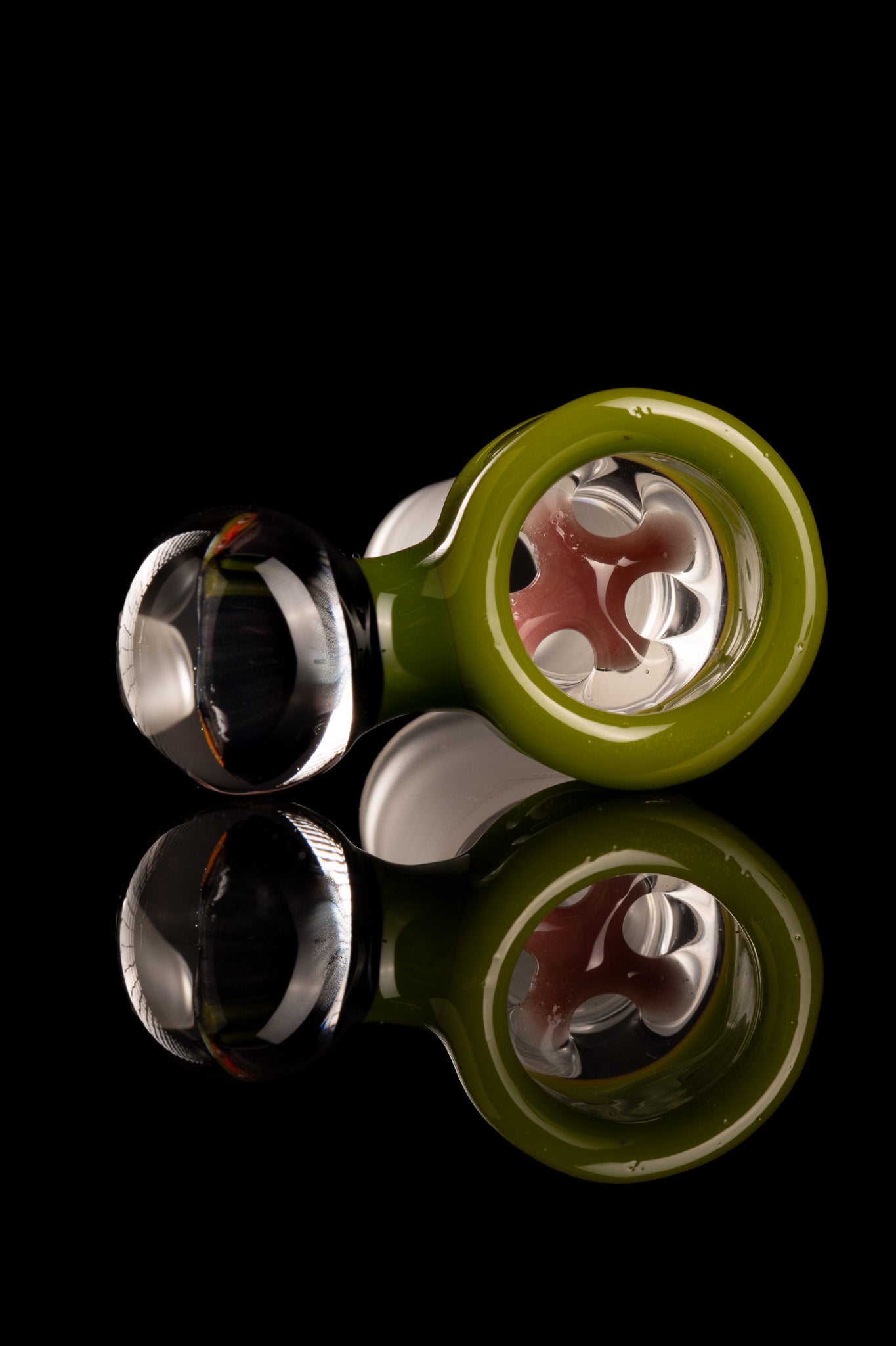 Tombstoned Glass - 18mm 4 Hole TMNT Slide - 2