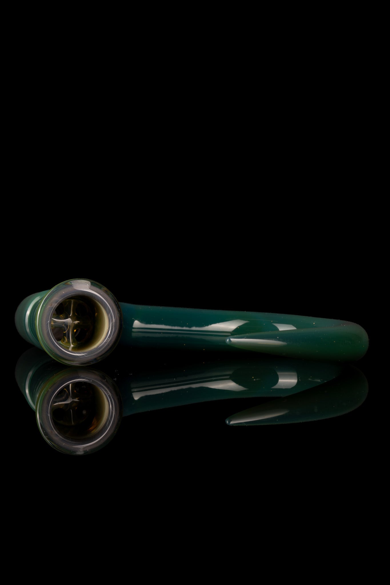 Thill Glassworks - 18mm 4 Hole Ghosted Amazon Lagoon Slide Set w/Bead