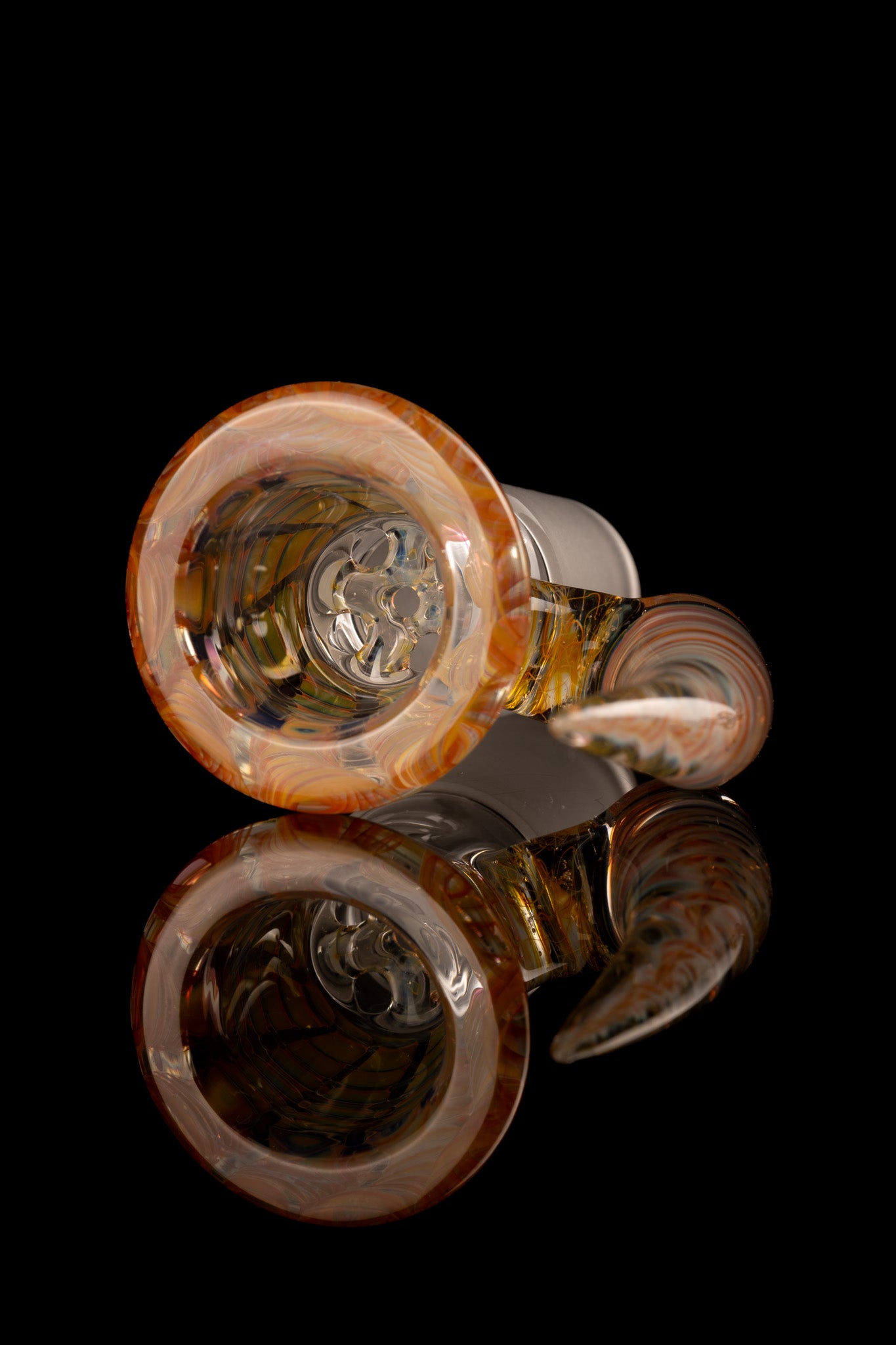 Jesse Who - 18mm 5 Hole Fumed Horn Slide - 1