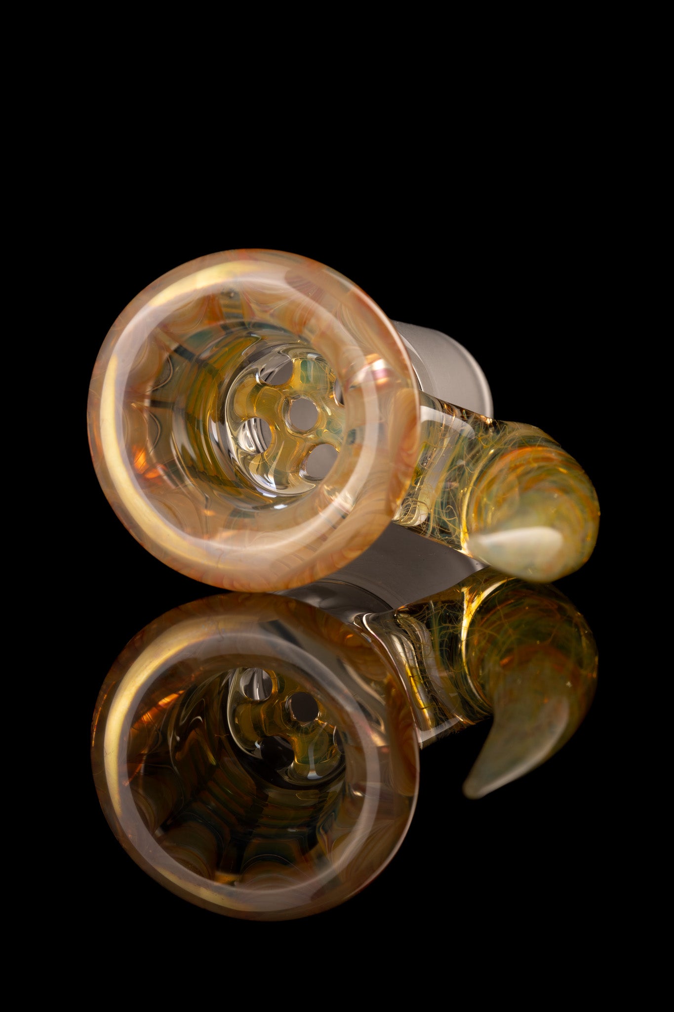 Jesse Who - 18mm 5 Hole Fumed Horn Slide - 16