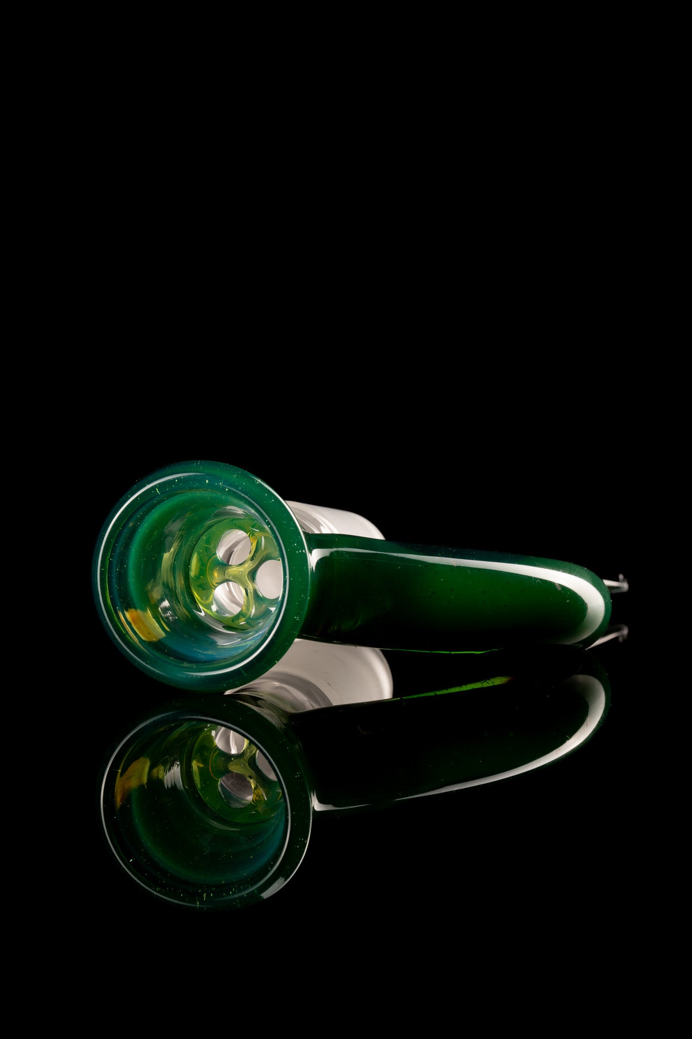 Asu Glass - 18mm 3 Hole Horn Slide - 3