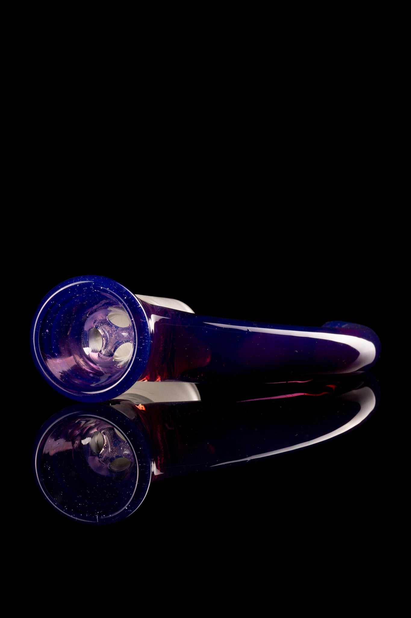 Asu Glass - 18mm 3 Hole Horn Slide - 5