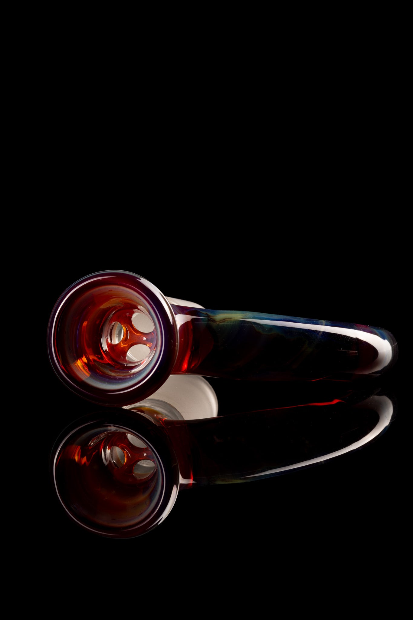 Asu Glass - 18mm 3 Hole Horn Slide - 13