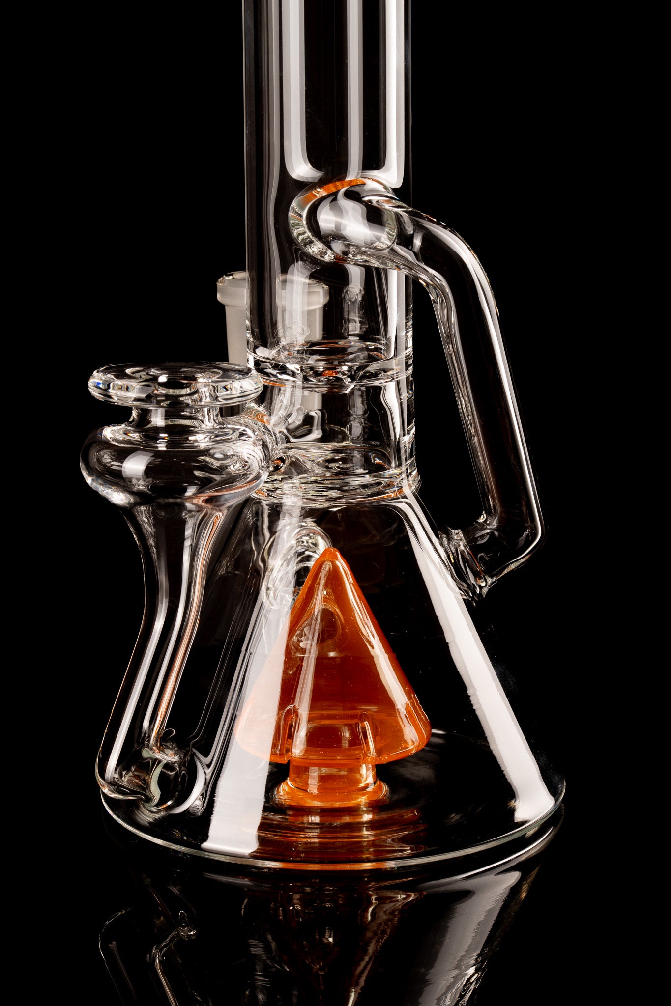 Discobox Glass - 18mm 38mm Fixed Double Recyling Beaker - 1