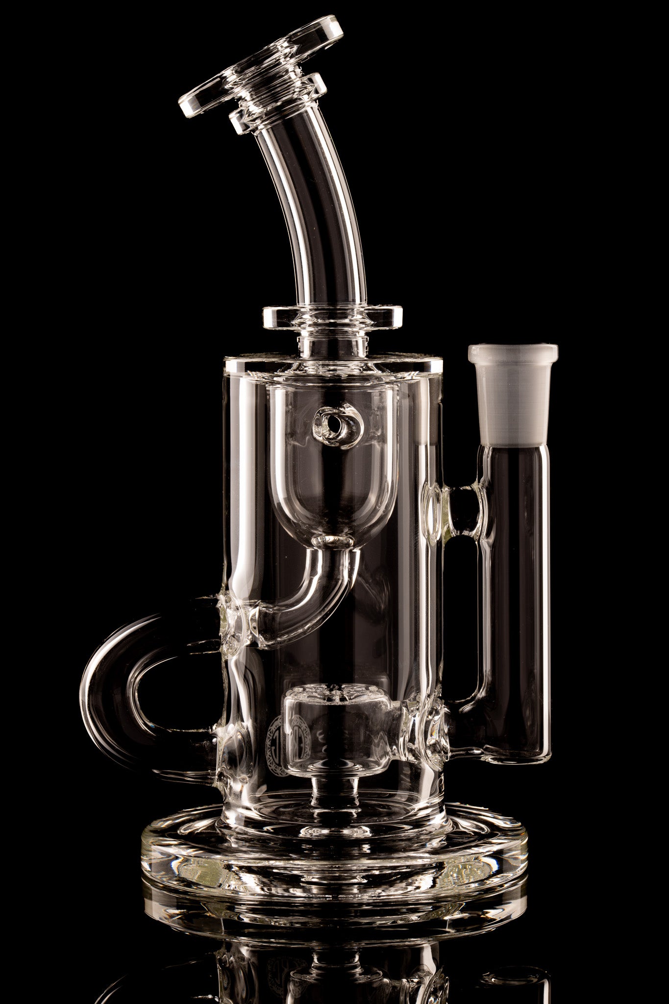 Fat Boy Glass - 14mm Clear Klein Recycler
