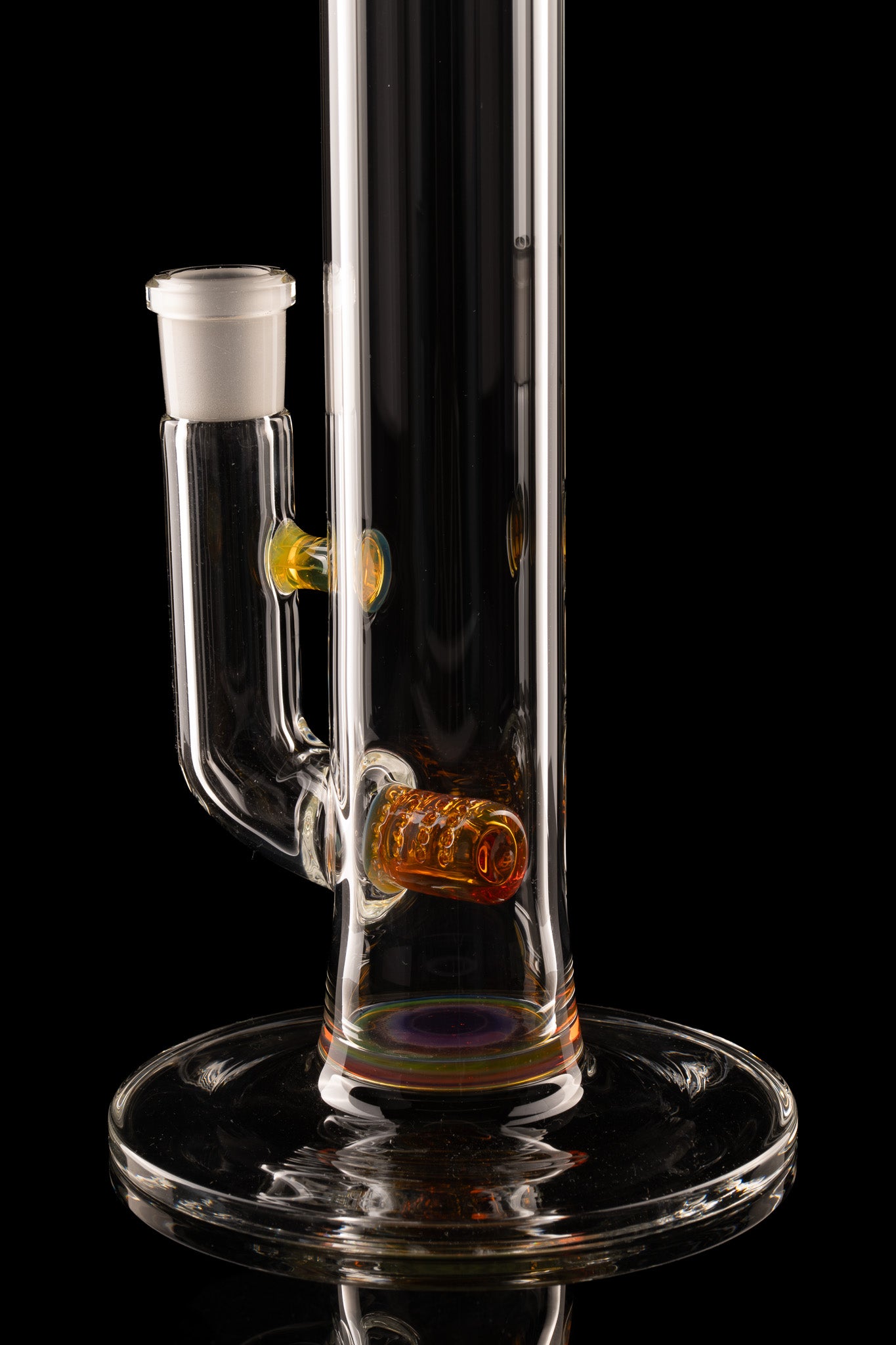 Green Belt Glass - Colour Accented 44mm Stemline - NS Yellow