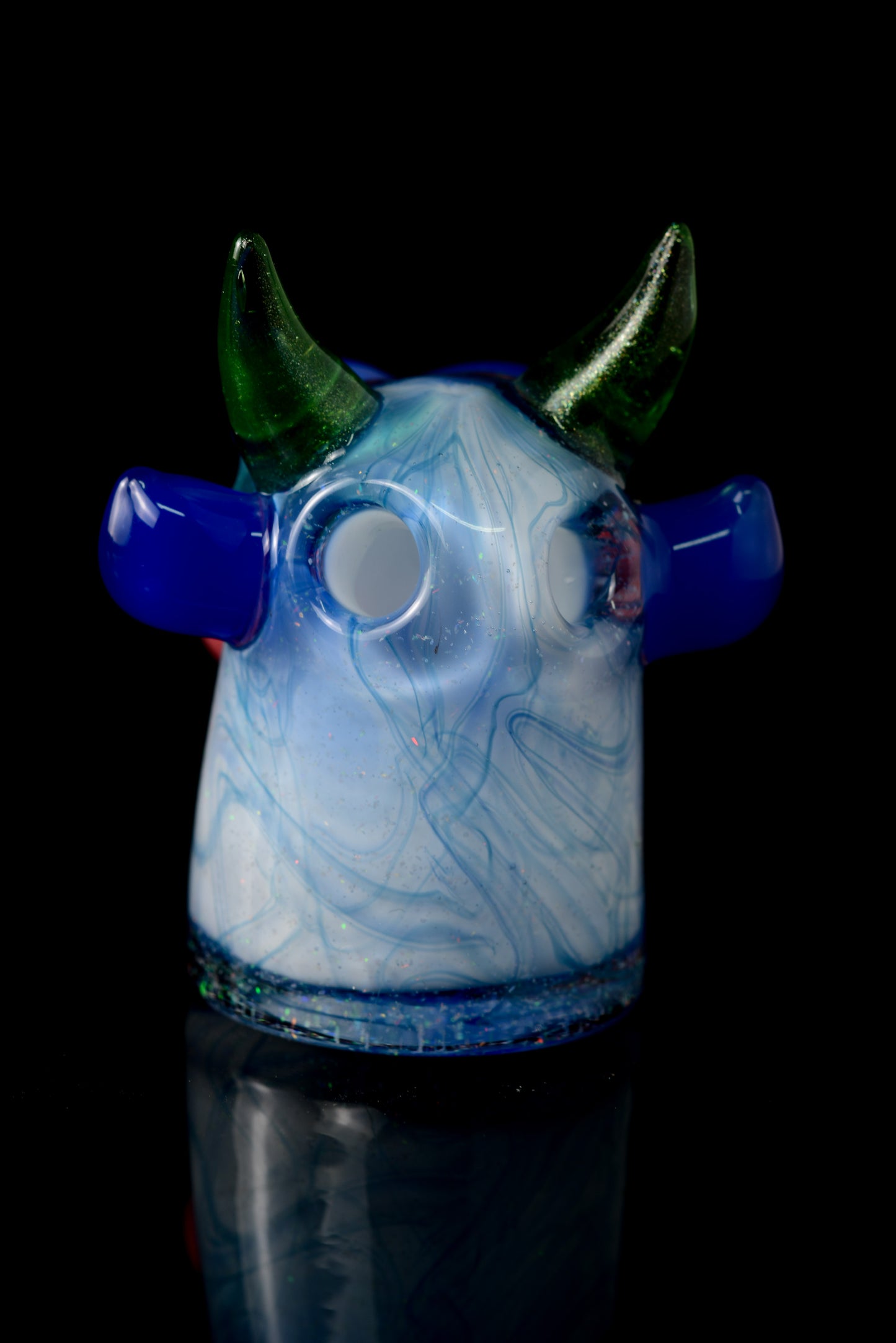 Rob Morrsion Glass - Worked Collab Bull Pendant - 1
