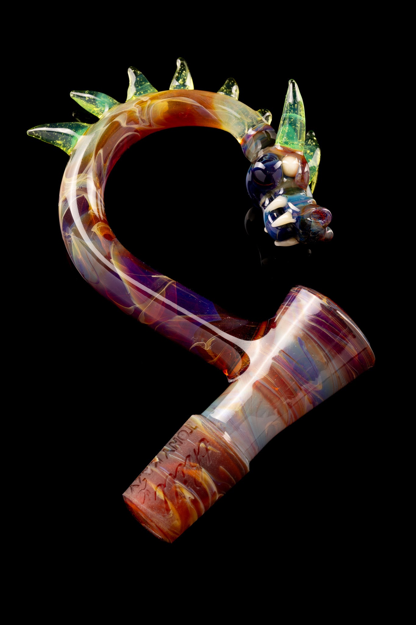 Thill Glassworks X Tony Kazy - 18mm 4-Hole Collab Dragon Head Slide