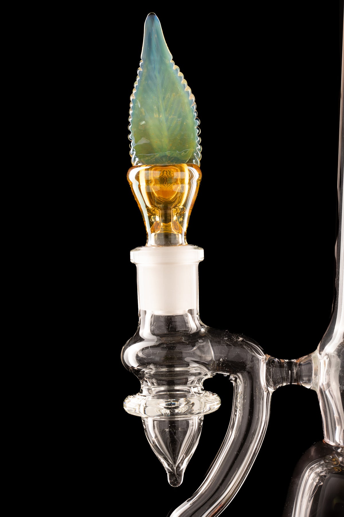 Oleg - Fumed Goblet Foot Inline Tube - 2