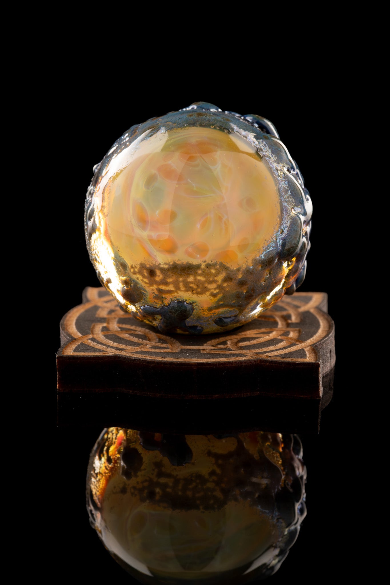 Tombstoned Glass - Tol Tech Fumed Marble