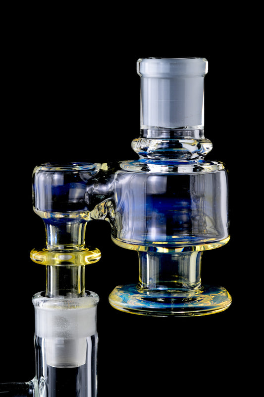 Discobox Glass - 18mm 90 Degree Fumed Dry Catcher