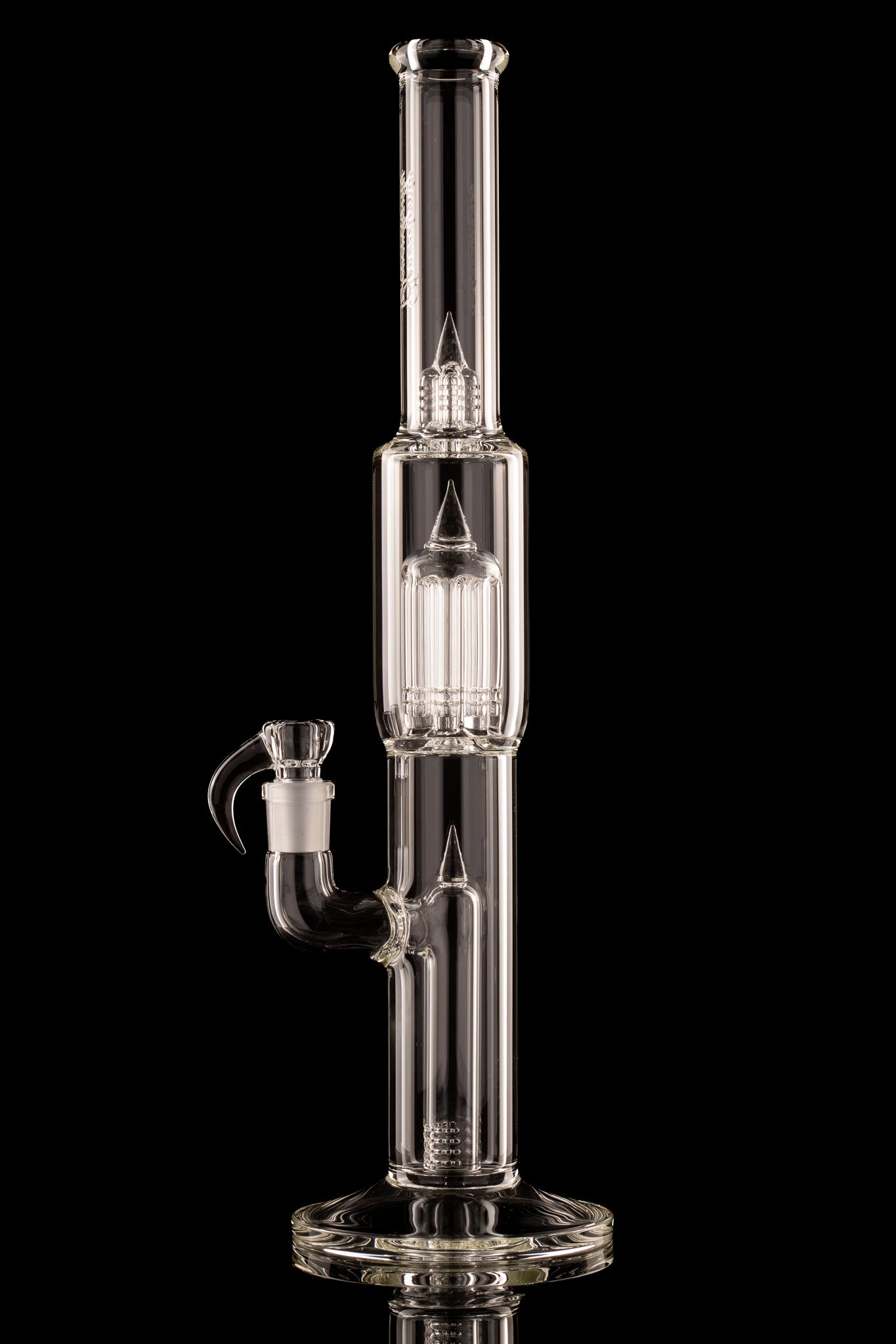 Sovereignty - Clear - Fixed 180 Grid to Gridded 8 Arm w/Splash Guard & 38mm Neck