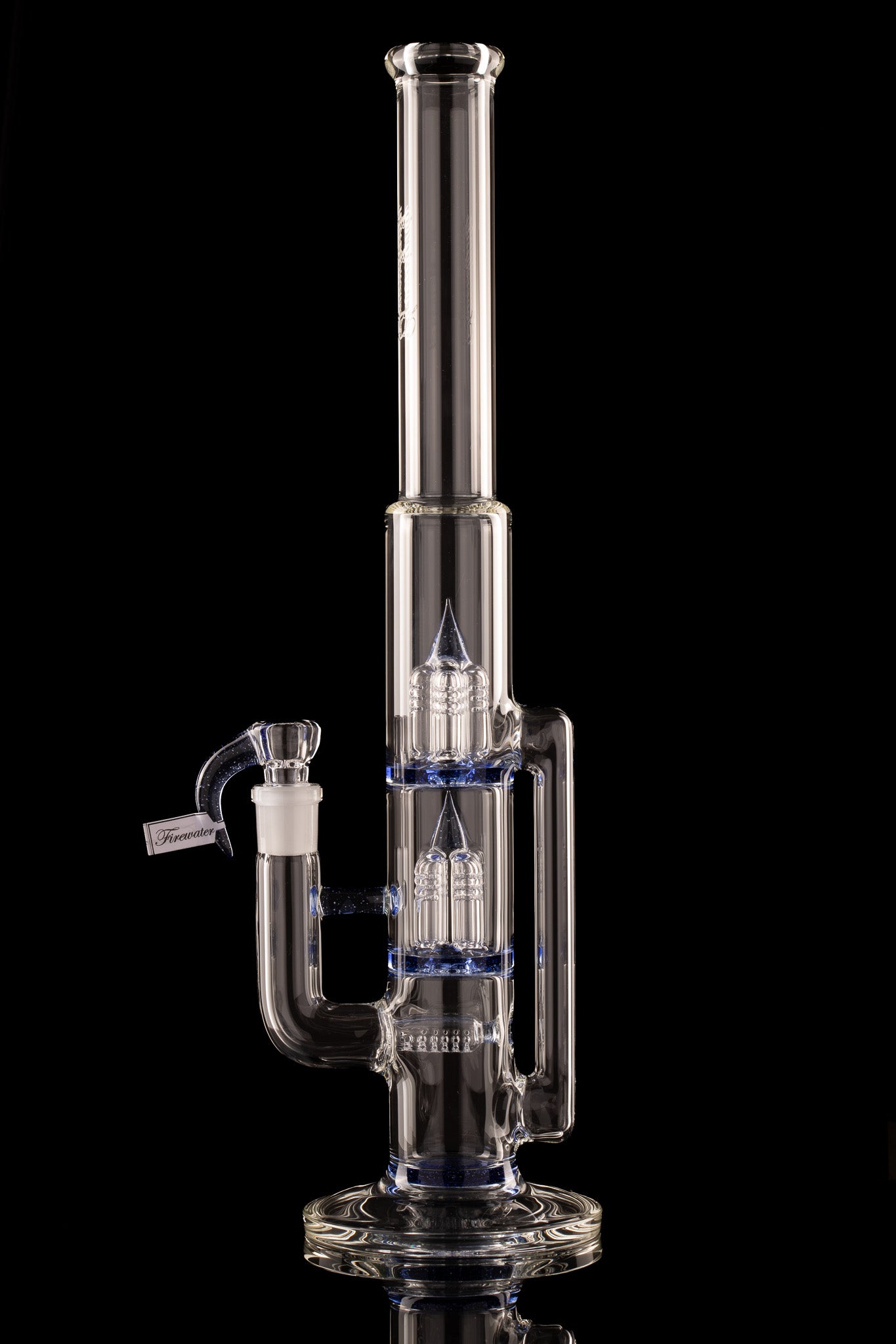 Sovereignty - PA - Treecycler - Downgrid 16mm 6 Cut Stemline to Inv4 to Inv4 w/Double Coloured Seals & 38mm Neck - Firewater