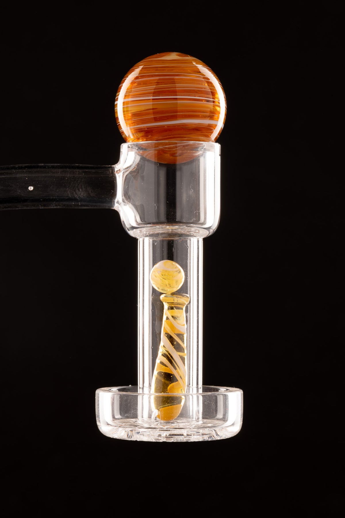 Baked Goods Quartz - Colour Swirl Terp Slurper Marble/Bat/Pearl Set