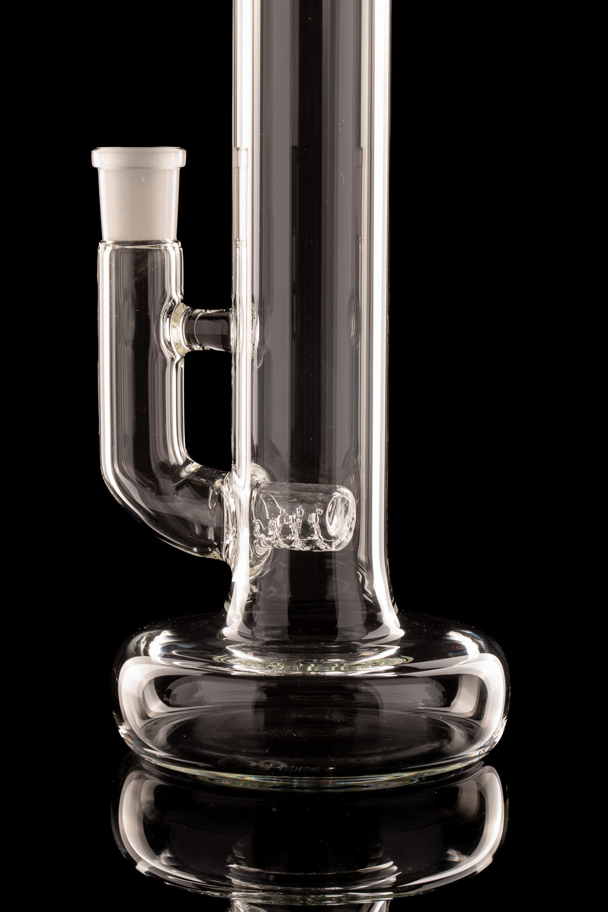 Green Belt Glass - Clear Hollow Foot 44mm Stemline - 2