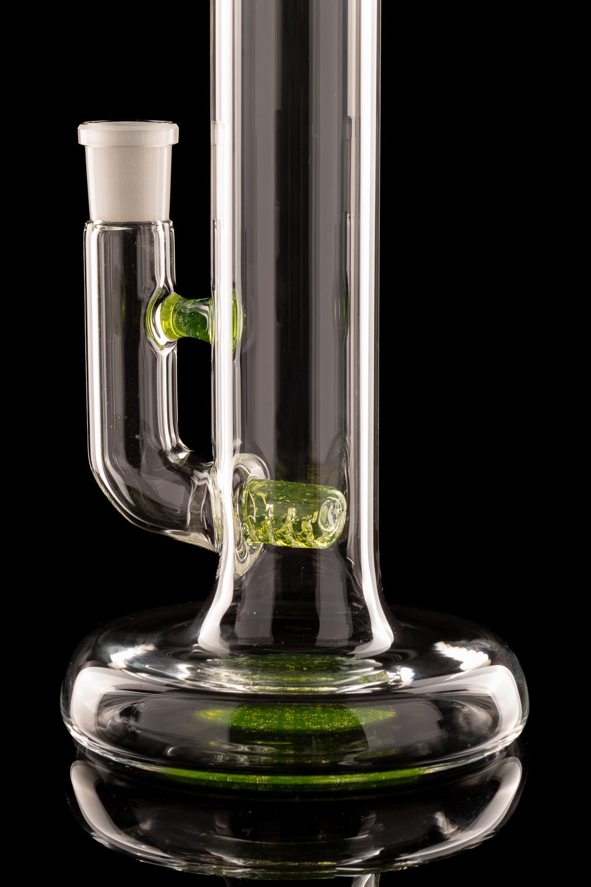 Green Belt Glass - FA 44mm Hollow Foot Stemline - Sour Apple
