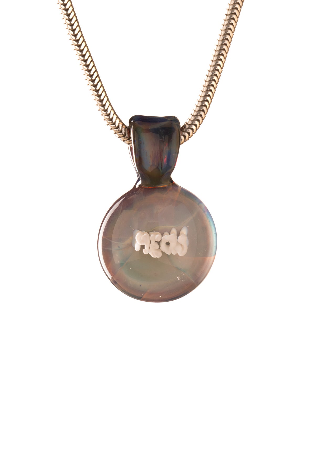 Kitty Meow Glass - "Meow" Implosion Pendant