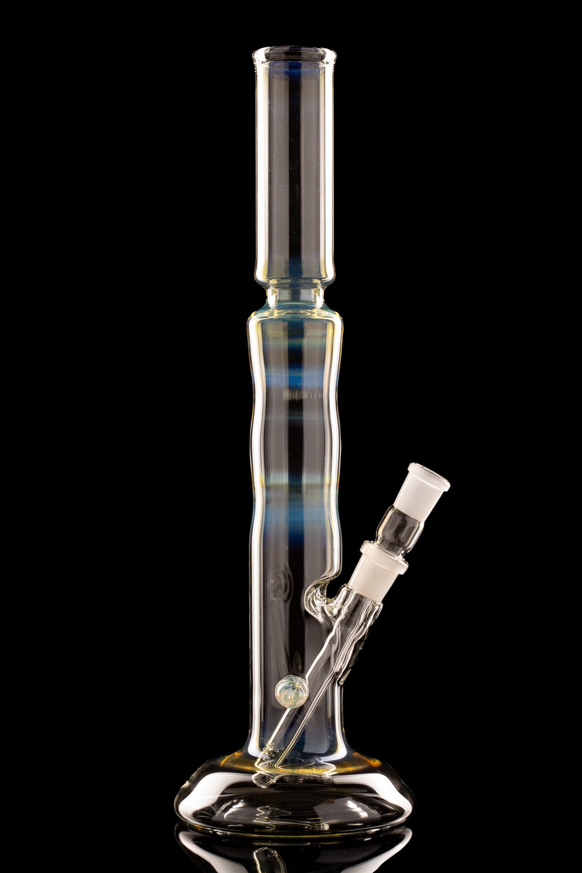 Mastah Glass - 18mm Fumed Hollow Foot Bong