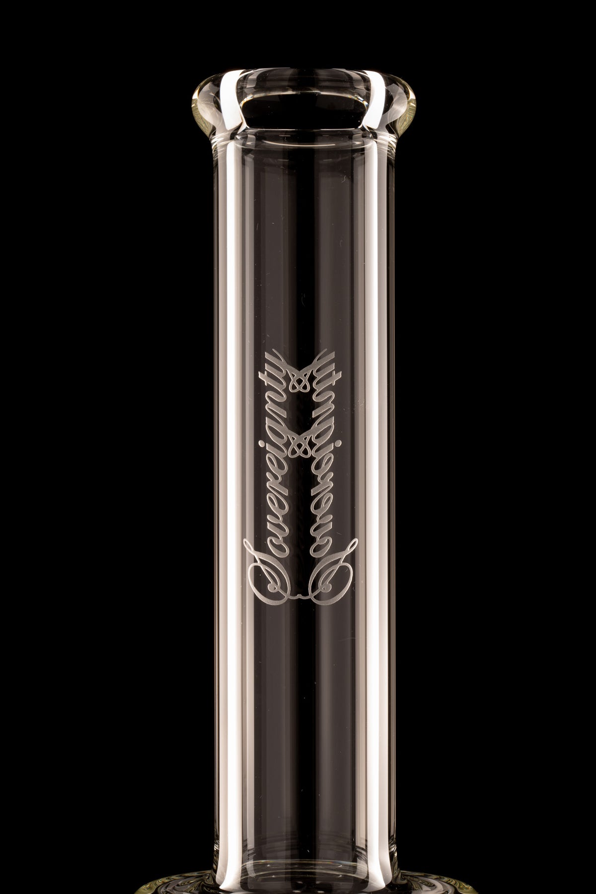 Sovereignty - Clear - 9.5mm 6 Cut 3 Line to Gridded 12 Arm w/38mm Neck