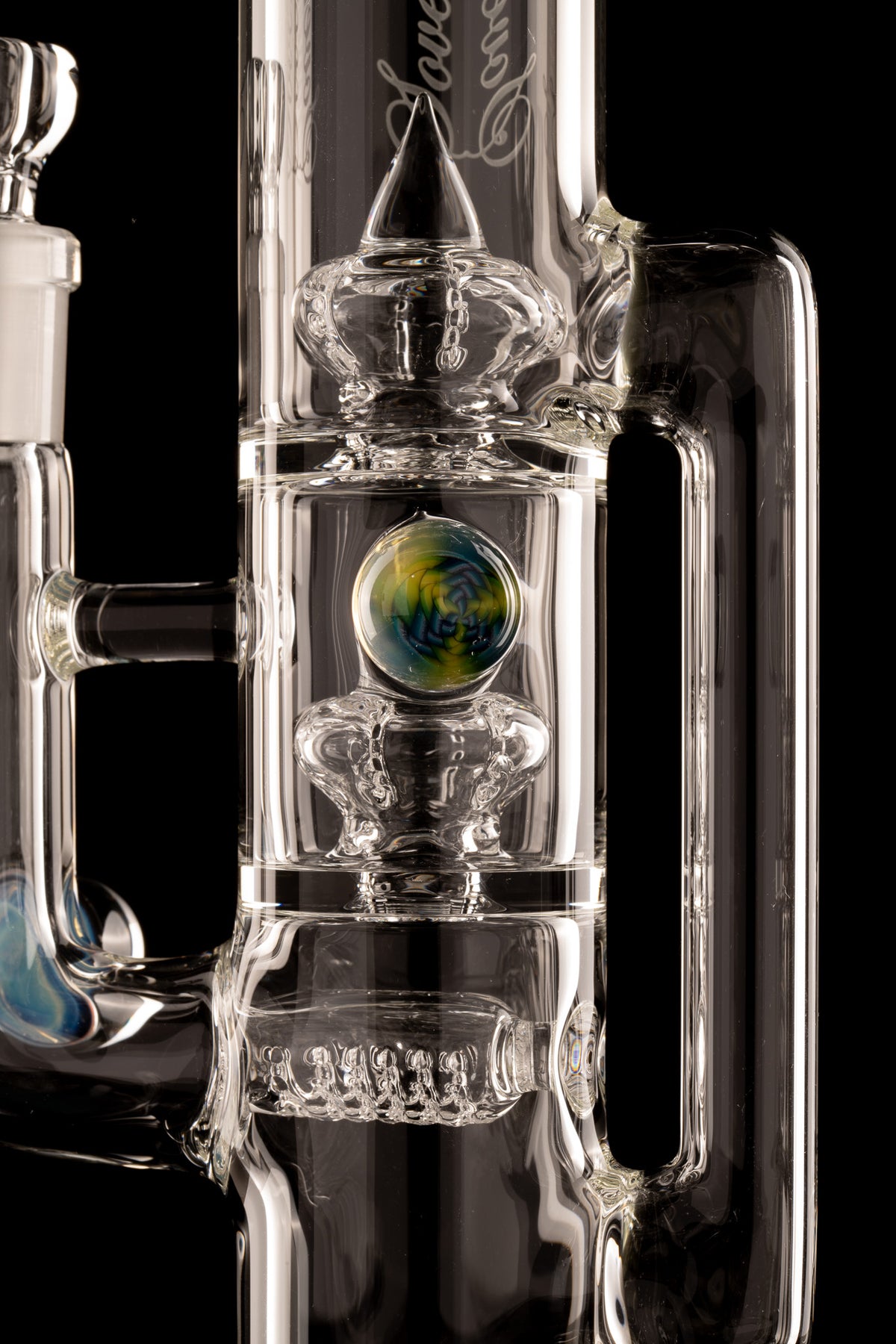 Sovereignty - Clear - Sidecar Treecycler - Downgrid 16mm 6 Cut Stemline to Imperial to Imperial & Millie x2