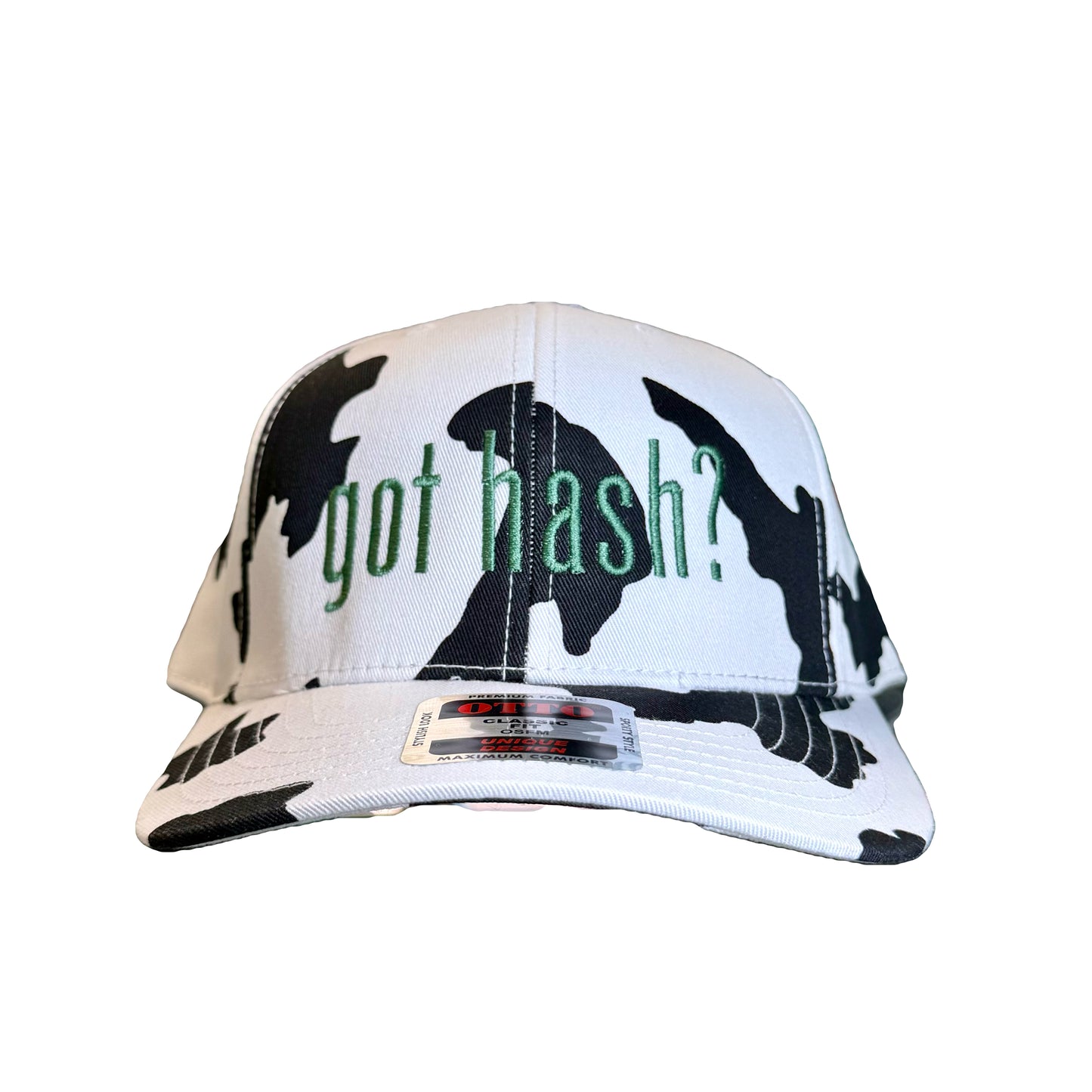 Baked Goods - "Got Hash?" Cow Print Hat
