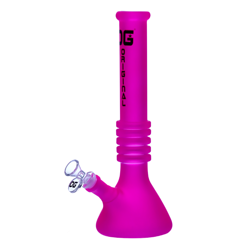 OG - 12" Frosted Spectrum Glass Beaker