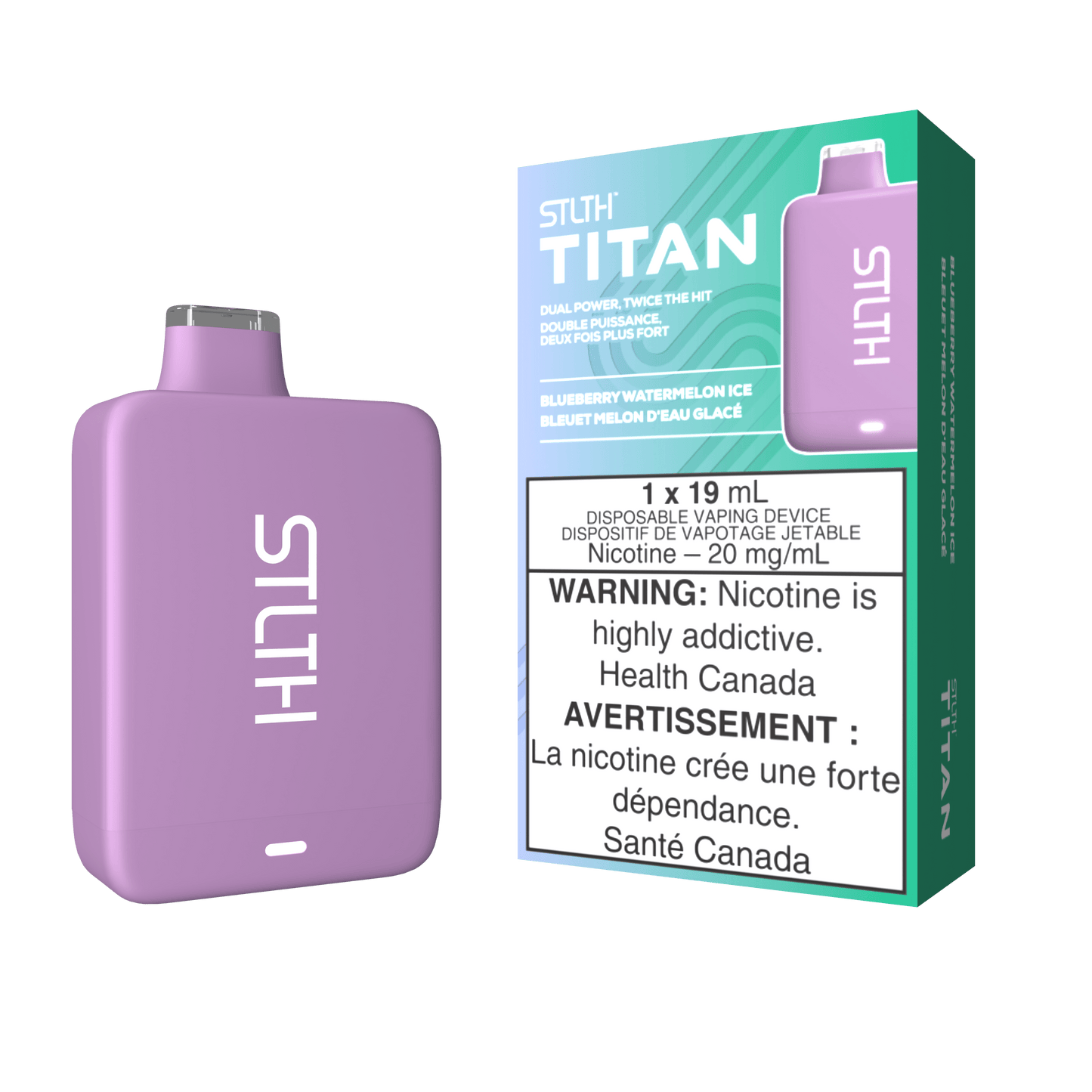 STLTH Titan - Blueberry Watermelon Ice / 20 mg / 19 mL