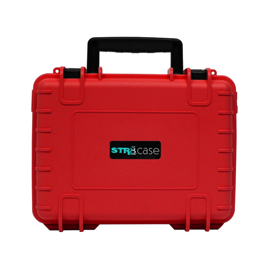 STR8 Case 10" W 2 Layer Foam Interior 9.8" x 7" x 3.7" Red