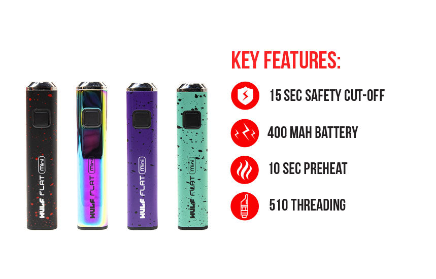 Wulf Mods - Flat Mini – Baked Turkey Heady Glass