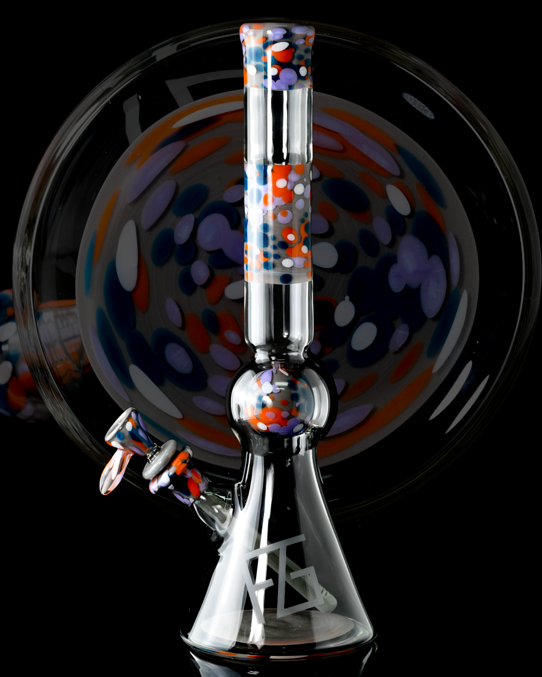 Full Zirkl Glass - Layered Dot Ball Beaker