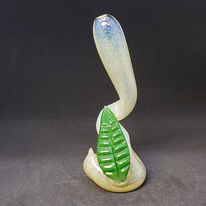 Intent Glass - Carved Leaf Standup Pipe
