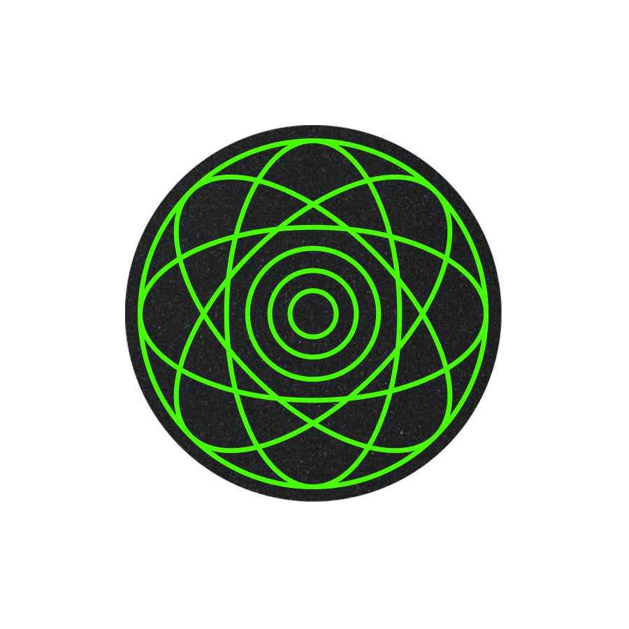 Mood Mats - Chartreuse Nebula