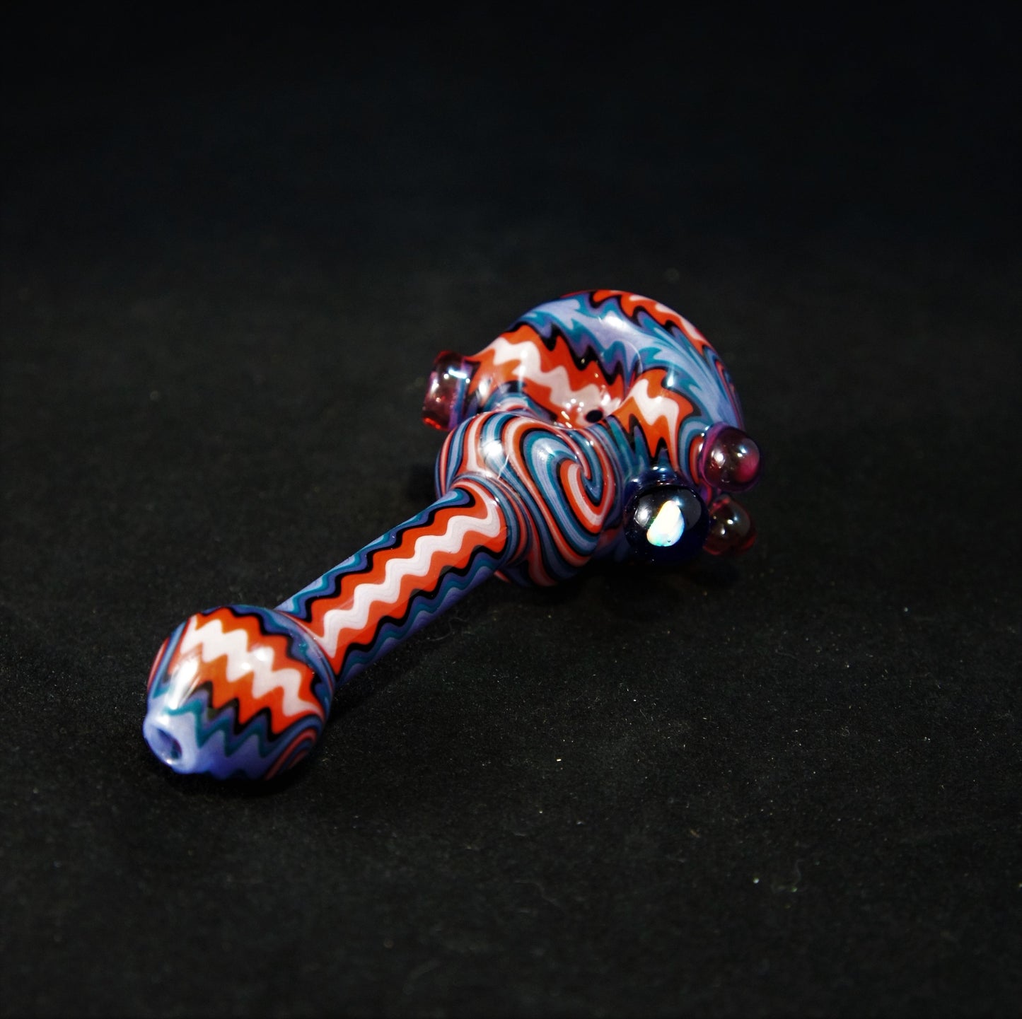 Kman Glass - Super Heady Wig Wag Hash Spoon - 1
