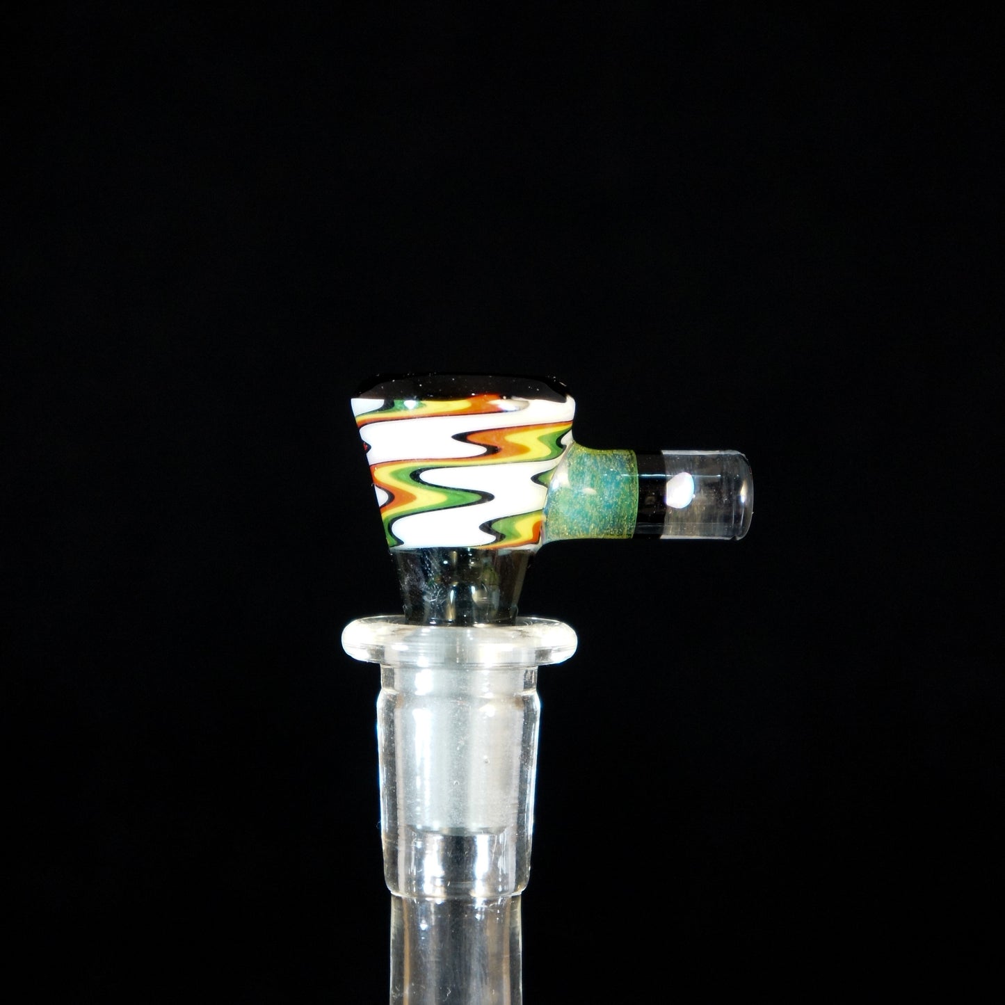 Verre Eckardt - Diapositive Wigwag 14 mm avec opale - 2