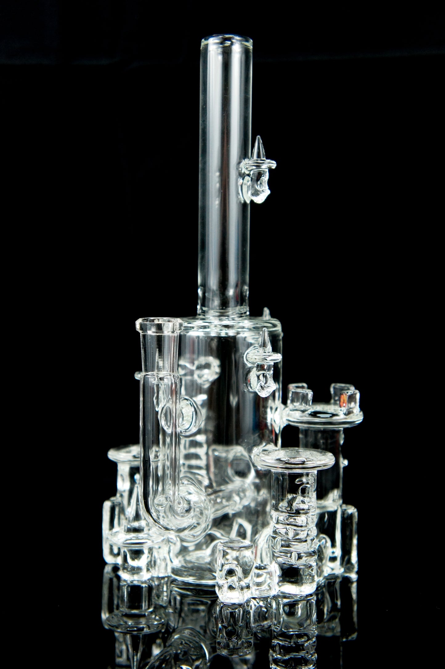 Jebb Glass - Château transparent moyen