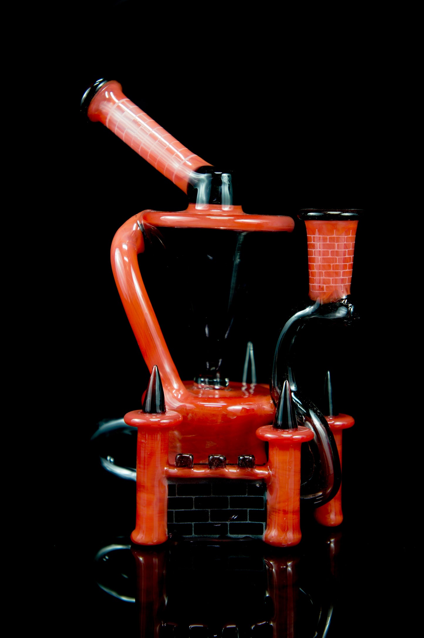 Jebb Glass - Château Klien rouge et noir