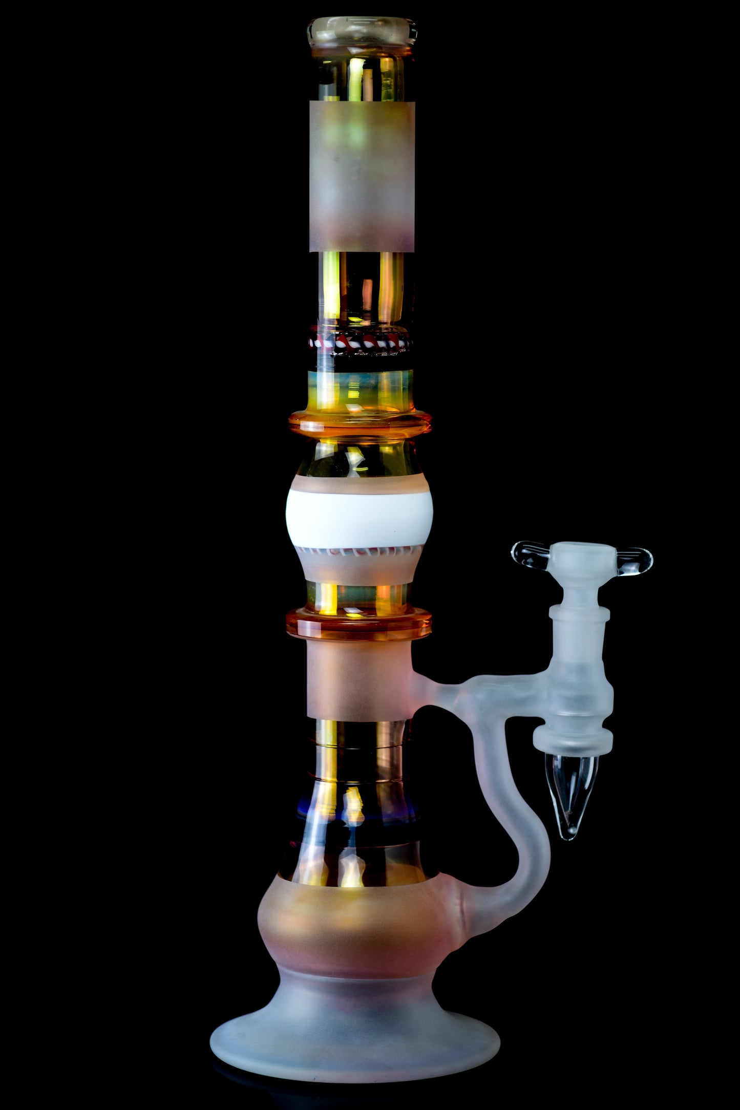 Oleg - Beaker Base Sandblasted Stemline Tube
